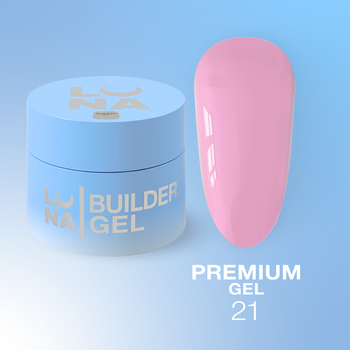 LUNAmoon Premium Gel Nr.21 - żel budujący, 15 ml