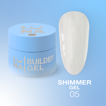 LUNAmoon Shimmer Gel Nr.05 - żel budujący, 15 ml