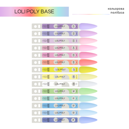 ADORE kolorowa polibaza Loli Poly Base Nr.07 - banana, 15ml