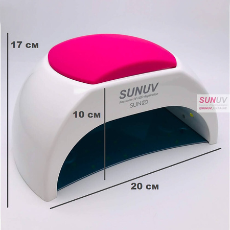 Lampa UV/LED z diodami kwarcowymi SUNUV SUN 2C, 48W do manicure (Oryginalna)