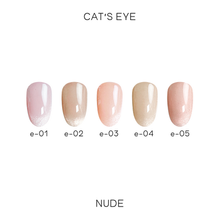 ADORE Lakier hybrydowy Cat's Eye Nude E-01, 8 ml