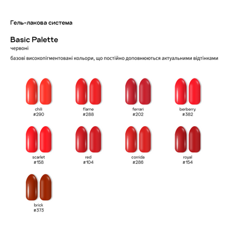 Adore Lakier Hybrydowy 104 Red, 8 ml