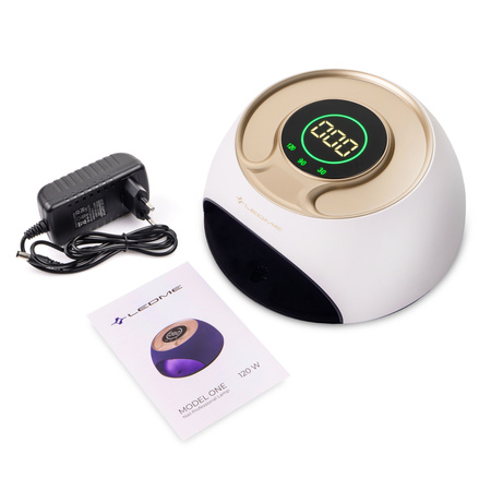 Lampa do manicure LED+UV LEDME ONE, 120W - biała