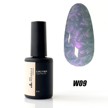 Molekula Professional Euro Fiber Gel W09 Lava Smoke, 12ml