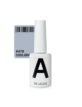 Adore Lakier Hybrydowy 470 Coolgray, 12 ml