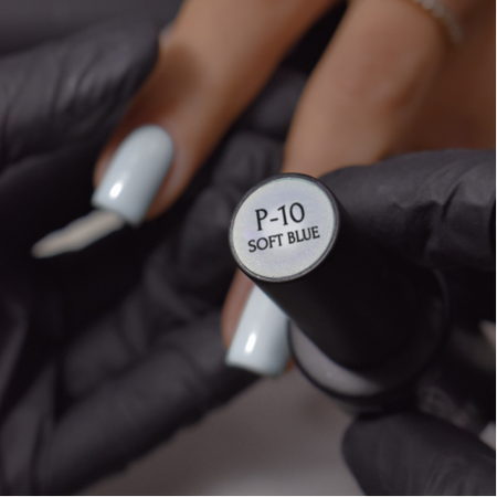 ADORE Profesjonalny lakier hybrydowy P-10 - soft blue, 8 ml