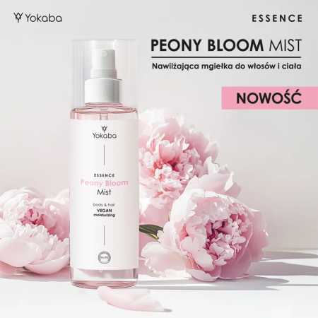 Peony Bloom Mist Body & Hair vegan moisturizing Essence Yokaba, 200 ml