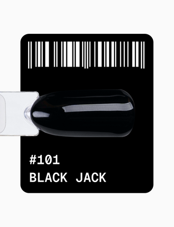 Adore Lakier Hybrydowy 101 Black Jack, 12 ml