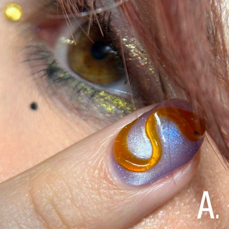 ADORE Lakier hybrydowy Cat's Eye Aura A-04, 8 ml