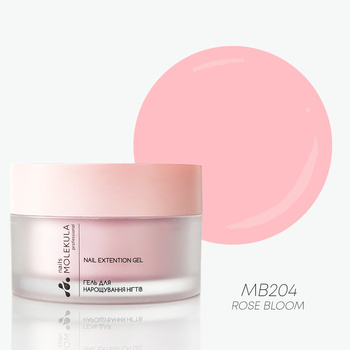 Molekula Professional Builder Gel Mousse MB204 - Rose Bloom, 15 ml