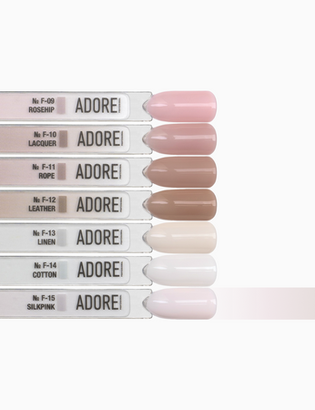ADORE Lakier hybrydowy do frencha F-13 - linen, 12 ml