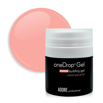 Adore One Drop Gel  No.03 Melted Caramel - żel do przedłużania paznokci, 30 g