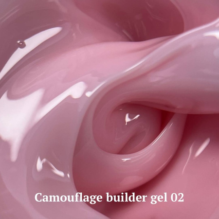 NAILSOFTHEDAY Camouflage Builder Gel 02 - mleczno-różowy gęsty żel budujący, 30 g
