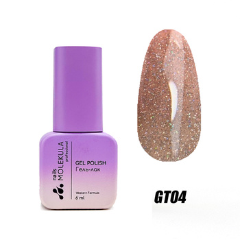 Molekula Professional Lakier hybrydowy Glint Touch GT04, 6 ml