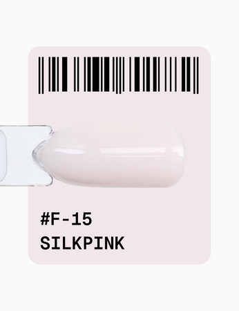 ADORE Lakier hybrydowy do frencha F-15 - silkpink, 12 ml