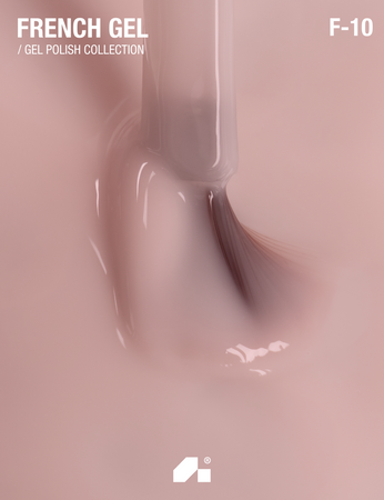 ADORE Lakier hybrydowy do frencha F-10 - lacquer, 12 ml
